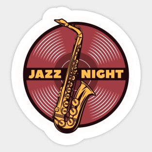 JAZZ NIGHT Sticker